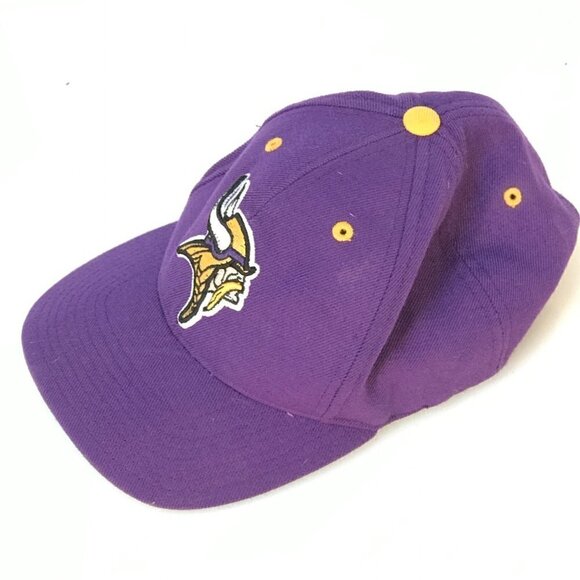 Vintage Reebok NFL Minnesota Vikings Snapback Adjustable Cap Hat - Picture 4 of 9